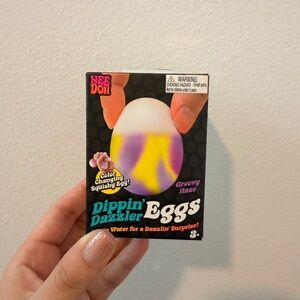 New! Nee Doh Dippin' Dazzler Egg - Color Changing Squishy~Groovy Haze